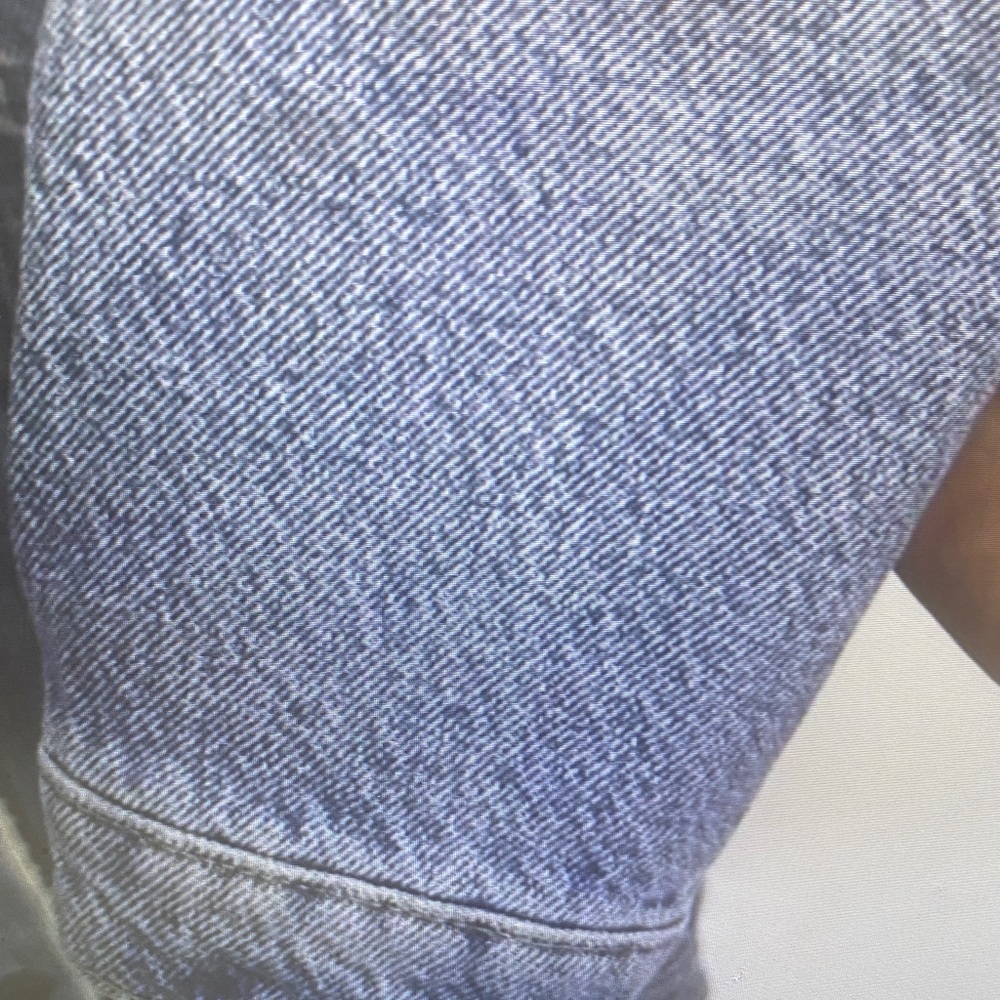 Levi's Blue Denim Jacket with Cream Sherpa Collar - Picture 2 of 7